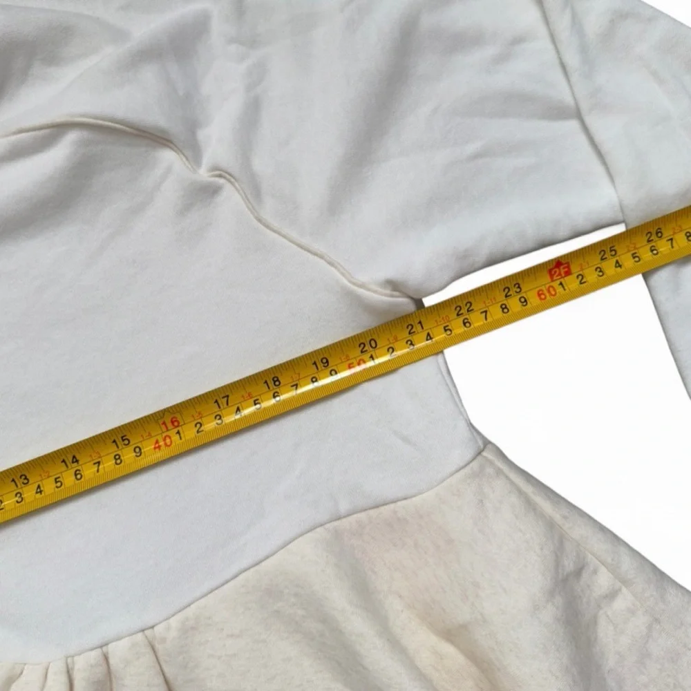 Maeve White Ruffle Zip-Up Jacket - Picture 5 of 7
